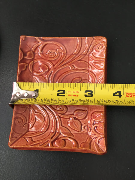 Soap Dish Burnt Orange
