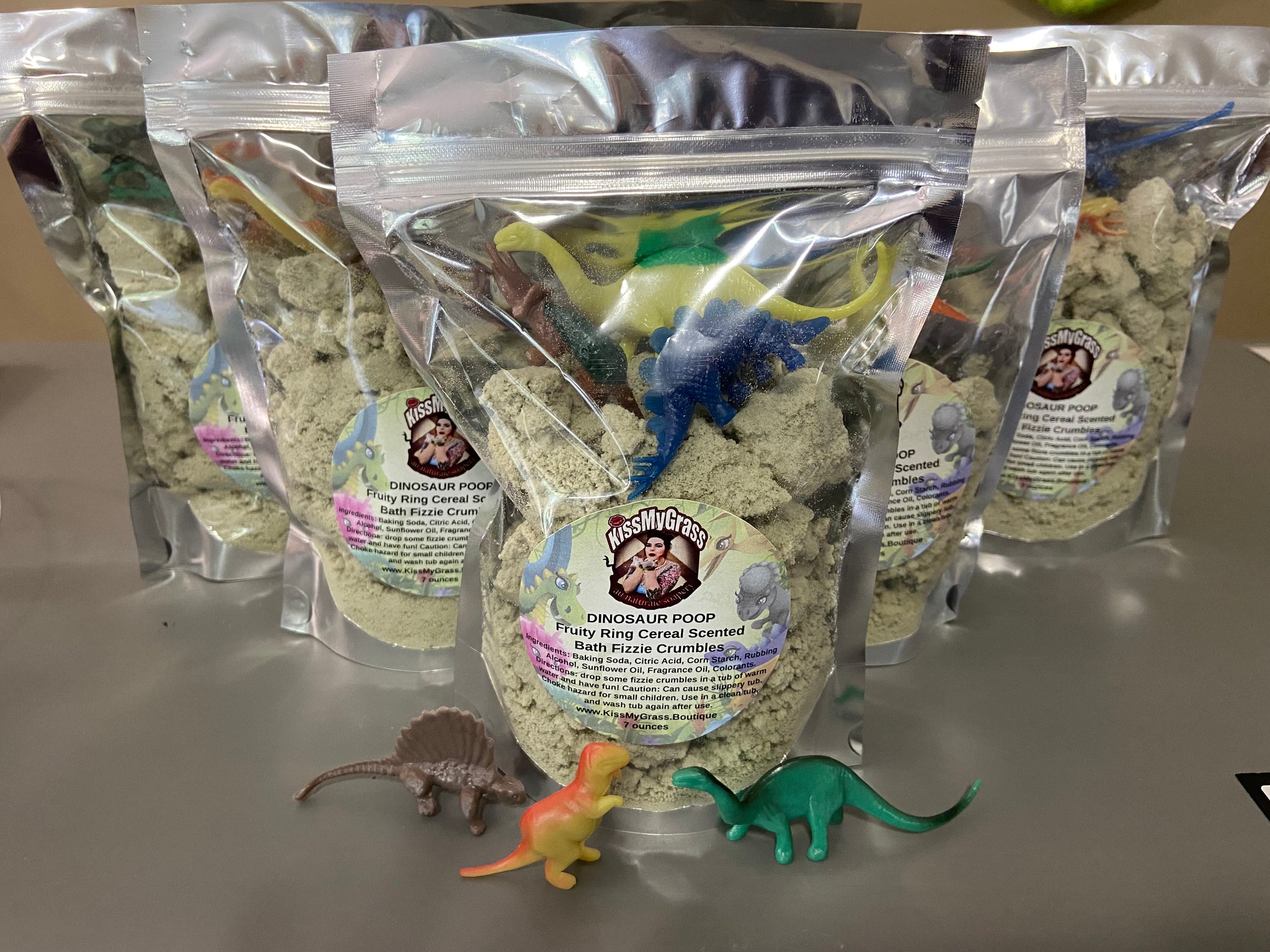 Dinosaur Poop Bath Fizzie Crumbles